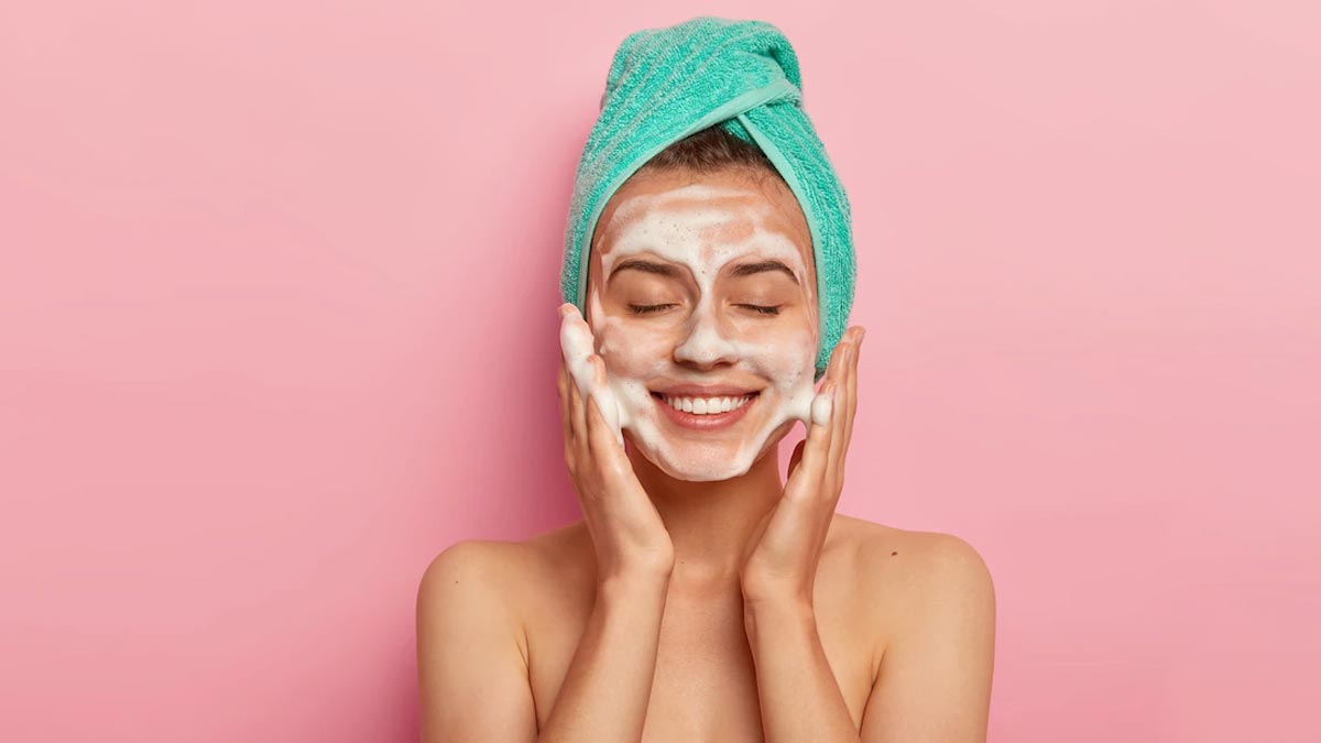 face wash skin care routine