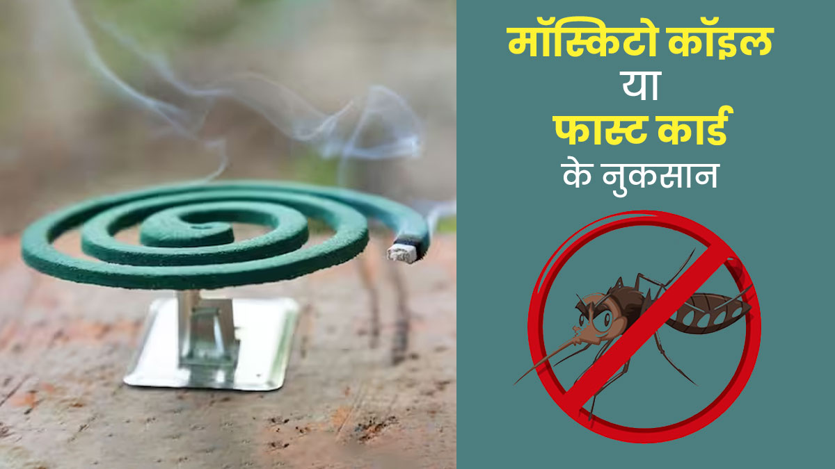 सिर्फ मच्छर ही नहीं, आपके लिए भी खतरनाक हो सकता है मॉस्किटो कॉइल या फास्ट कार्ड, जानें इसके नुकसान