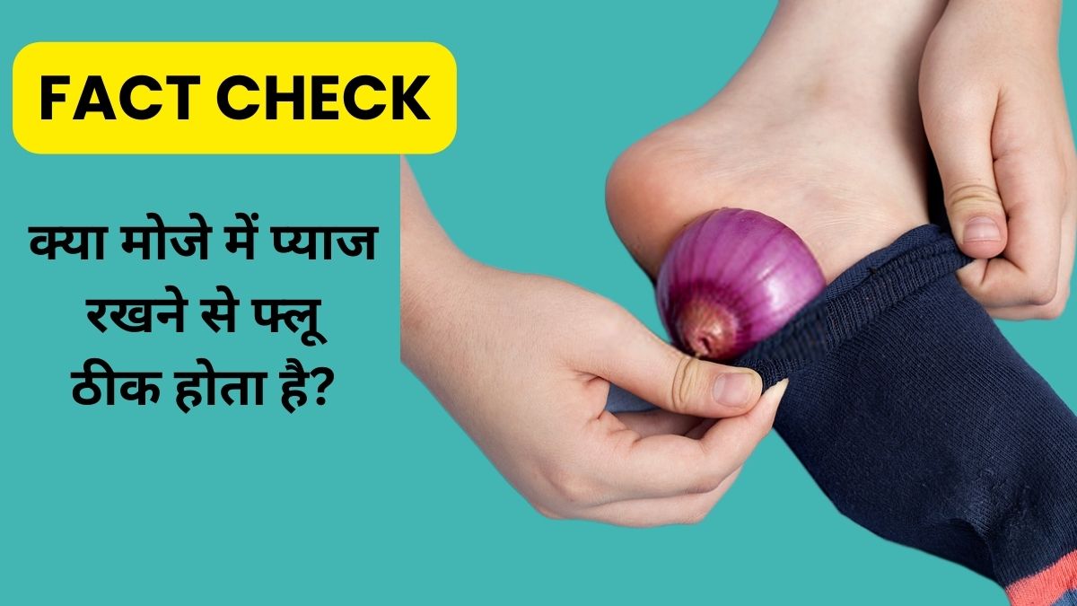 Fact Check: क्या वाकई मोजे में प्याज रखने से फ्लू और सर्दी ठीक हो जाती है? डॉक्टर से जानें सच्चाई