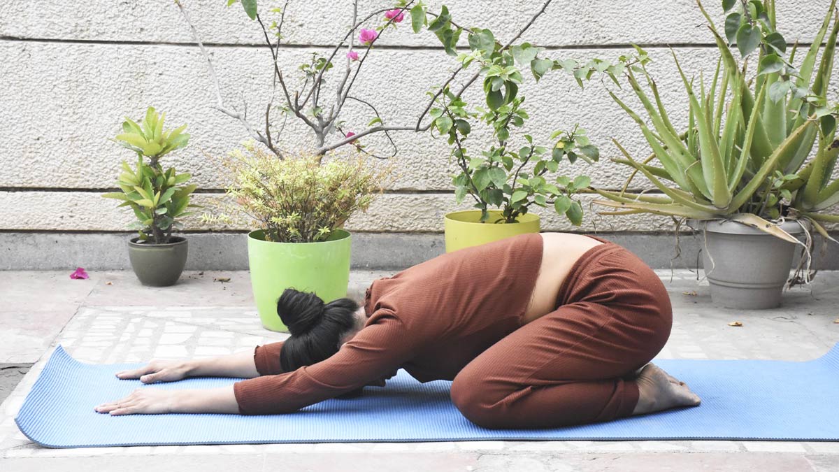 balasana for body pain