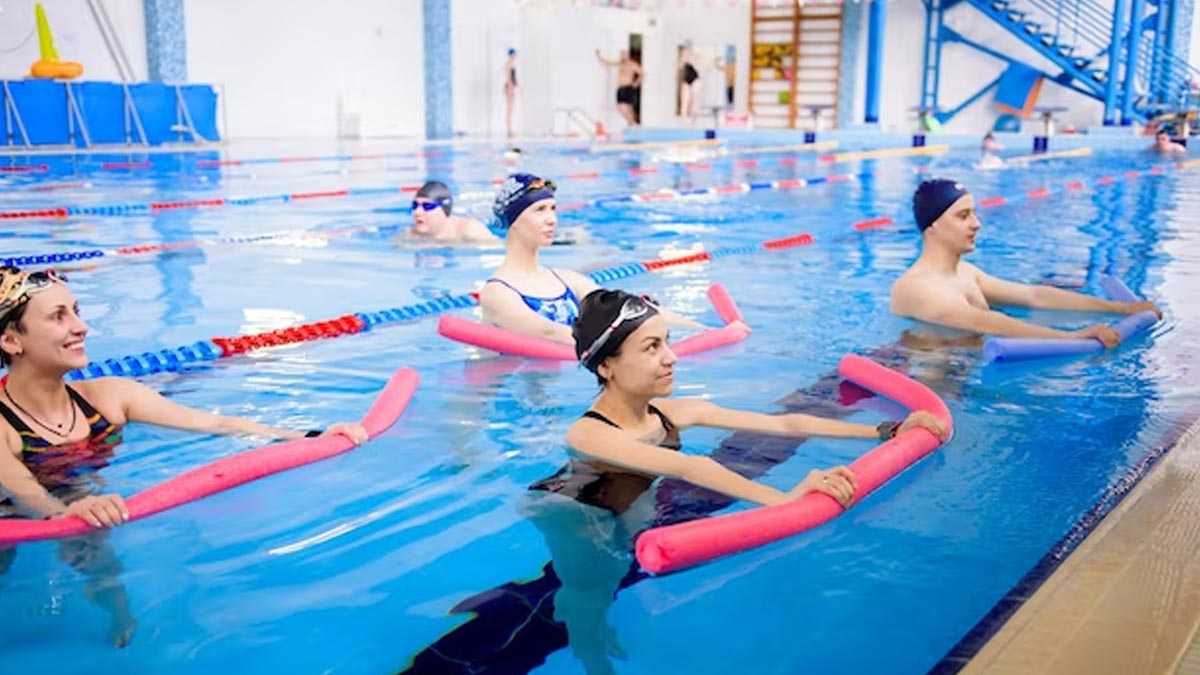 Water exercises that help burn fat faster