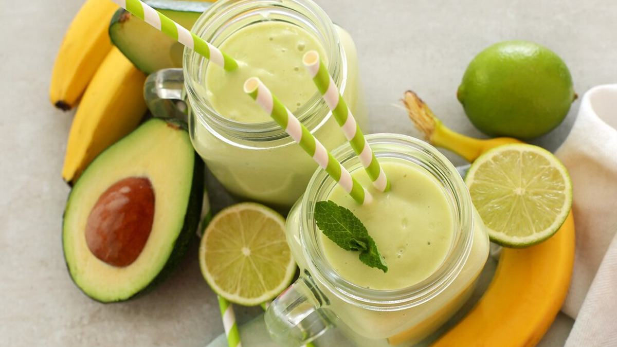 Banana Avocado And Peanut Butter Smoothie Benefits For Weight Gain In Hindi