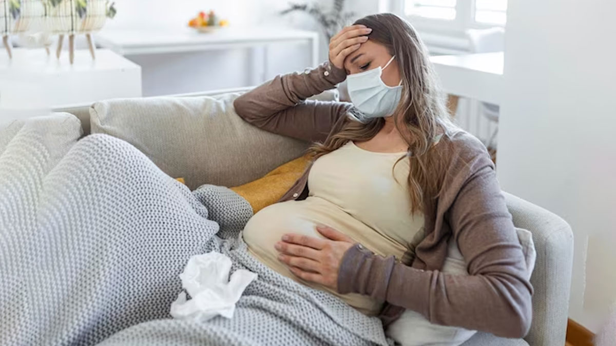 viral infection in pregnancy in hindi
