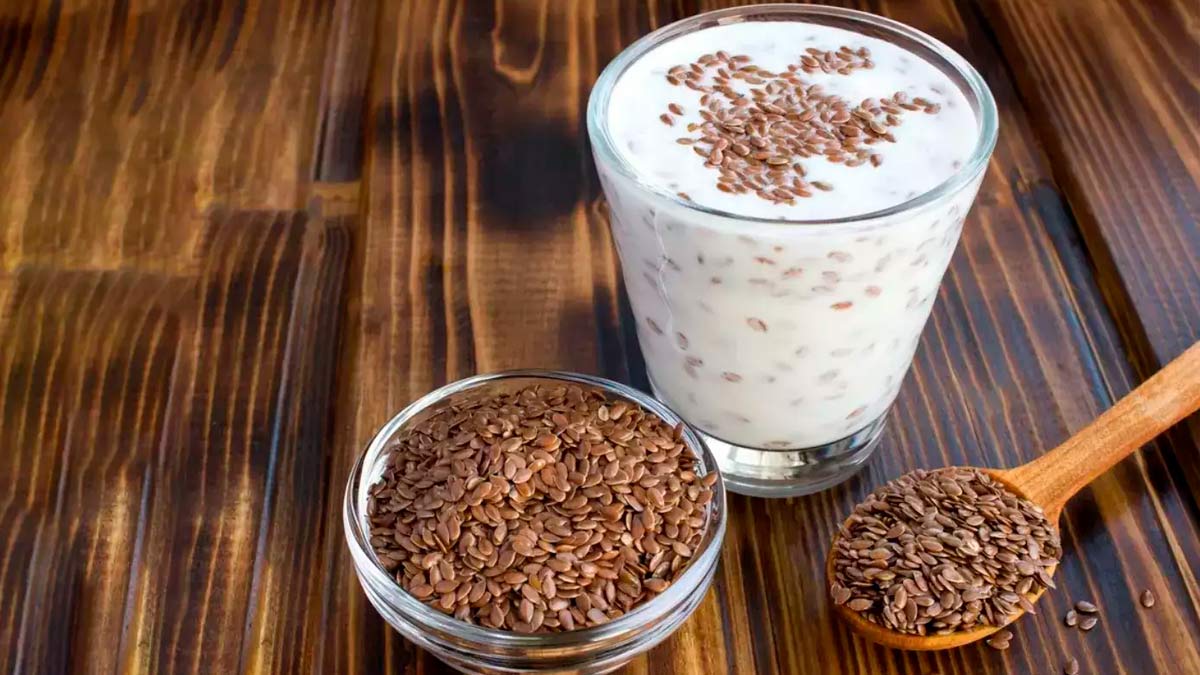 flax seeds soaked in milk benefits