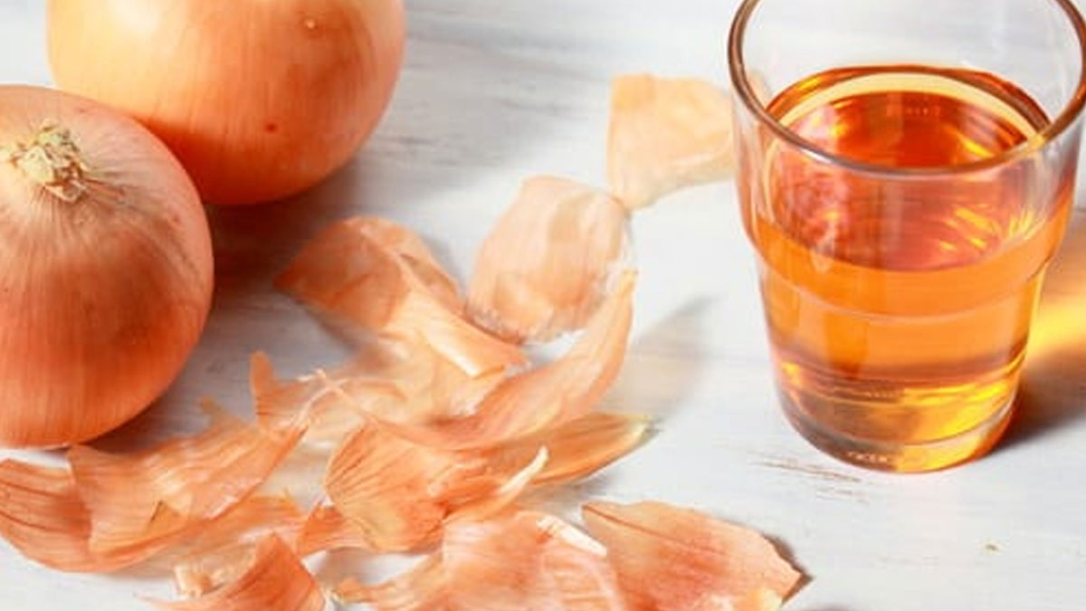 onion peel for skin
