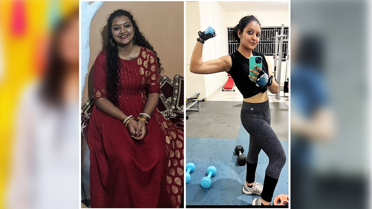Weight Loss Transformation Of Reetika Saha in hindi