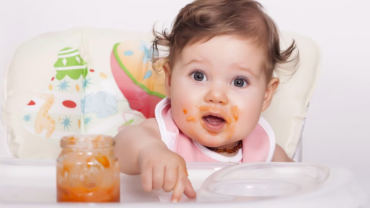 apple and sooji halwa for baby