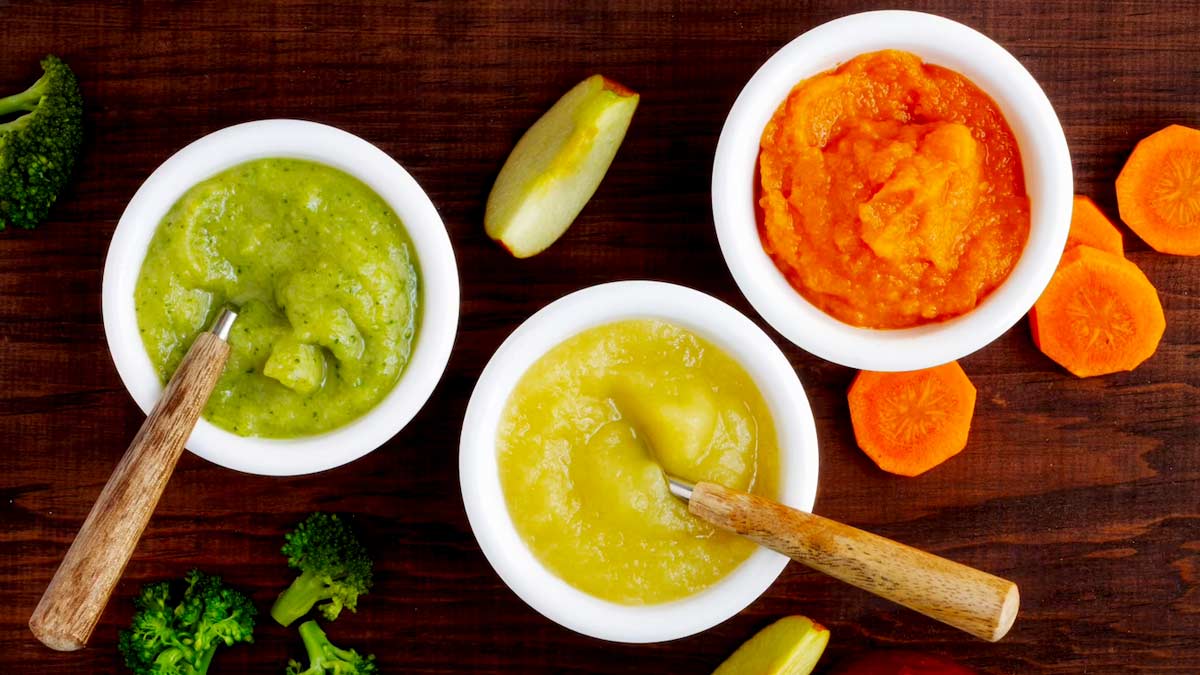 fruits puree for baby