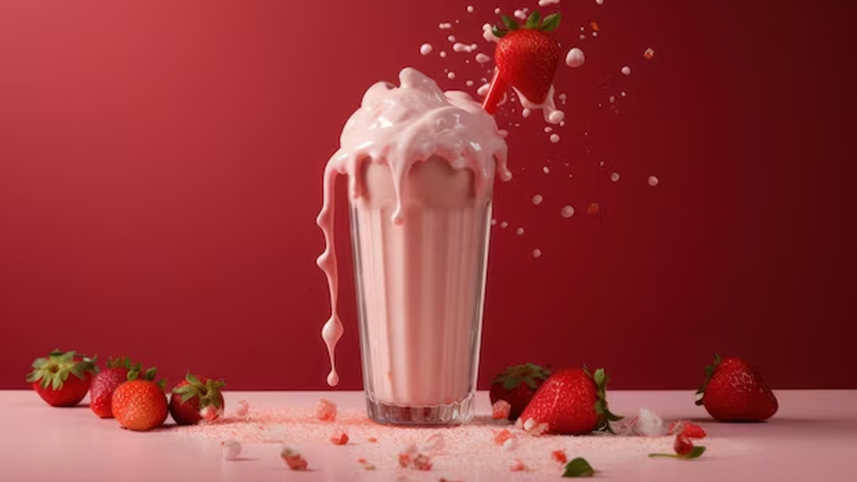 strawberry milk benefits