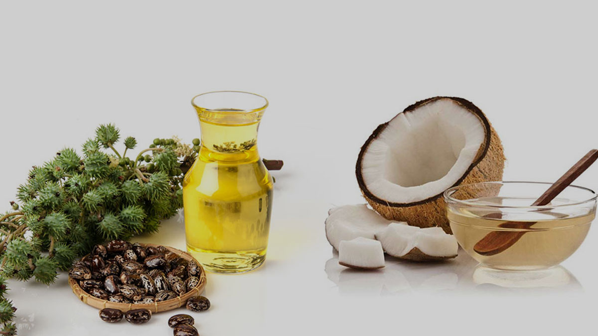 castor oil with coconut oil for hair