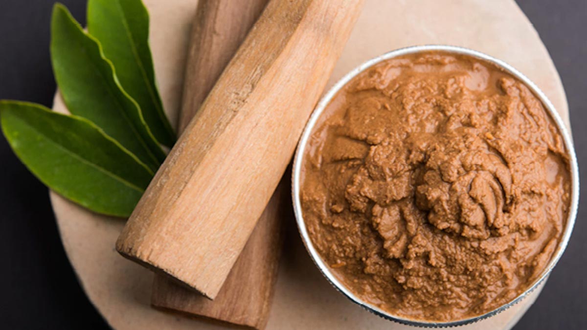 chandan powder face pack