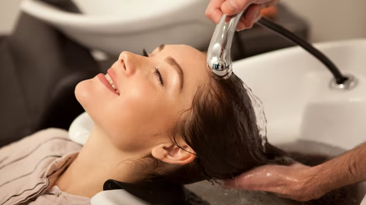 washing hair after exercise