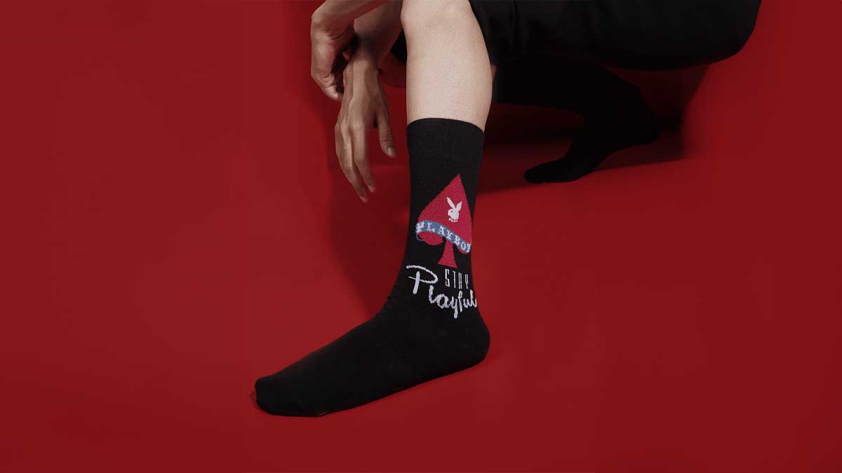 Hop into Style: Playboy’s Iconic Rabbit Head Joins Balenzia Socks 