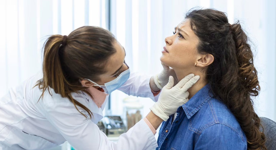 sore throat after dental problems in hindi