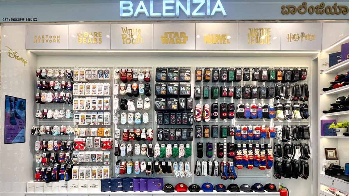 Balenzia Socks unveils Seventh Store of the Year, Launches Third Franchise at Lulu Mall, Bengaluru