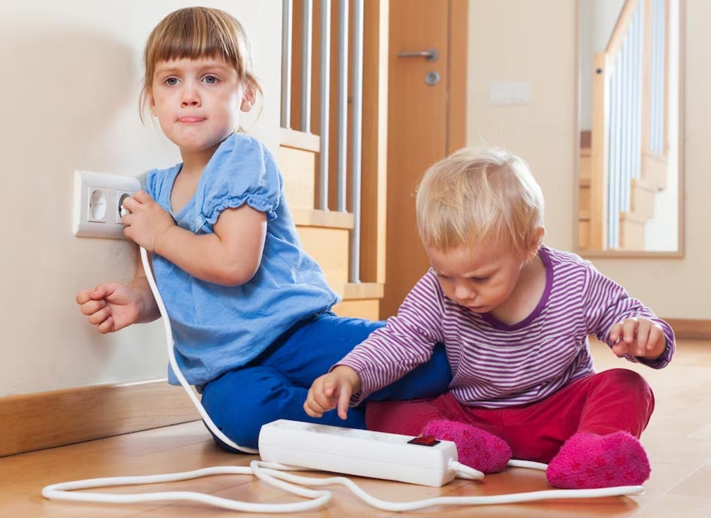 electric shock in kid