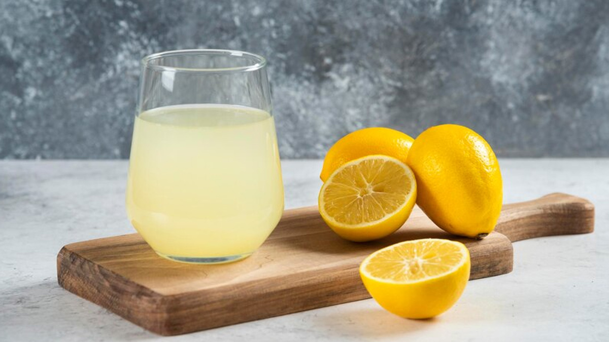 Lemon water