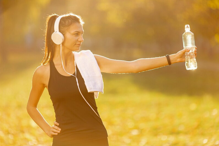 Drinking water and Exercise