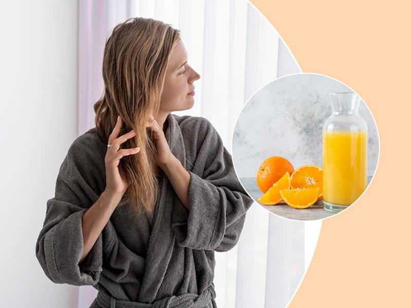 Benefits of orange peels for winter hair care