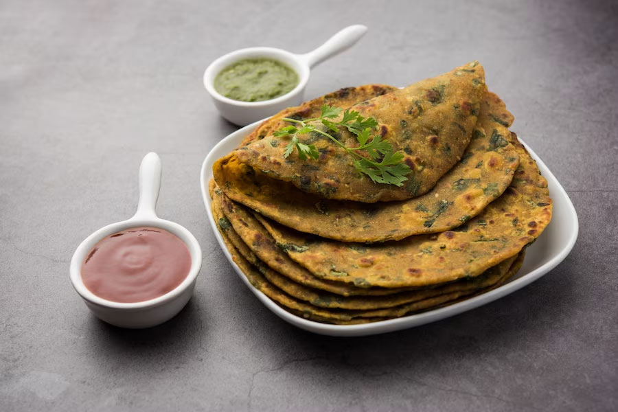 methi paratha