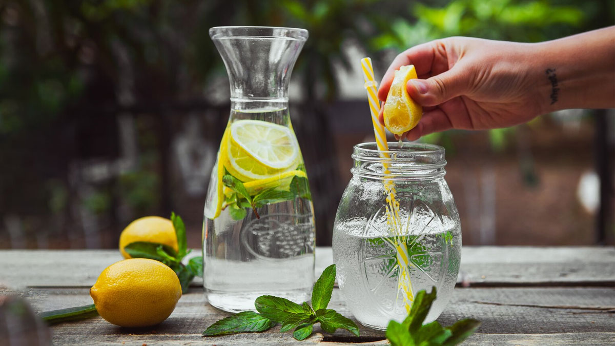 lemon water