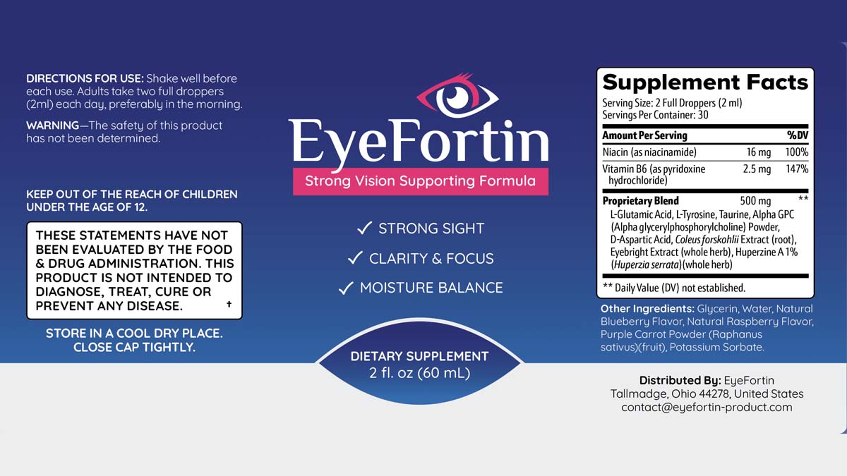 Key Ingredients and Their Role in Supporting Eye Health
