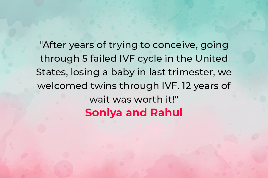 Soniya and Rahul Path to Parenthood
