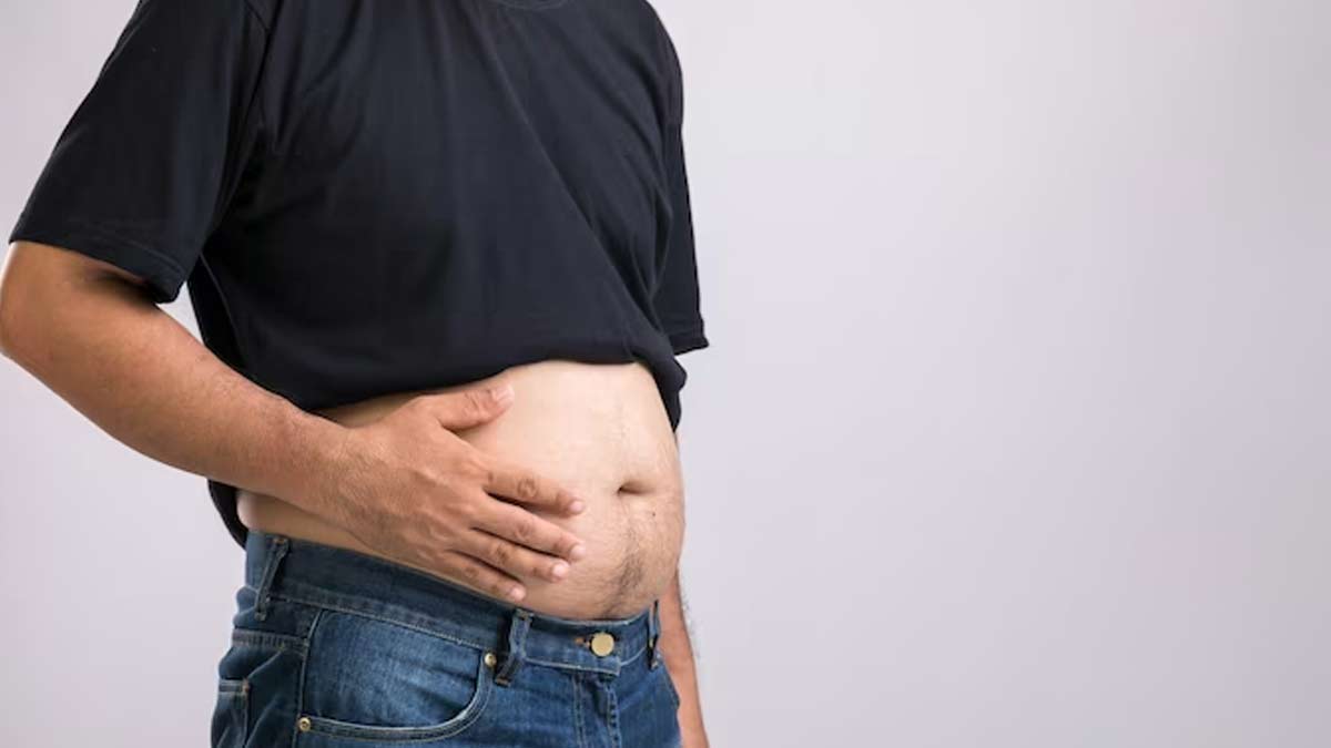 bloating vs abdominal fat in hindi