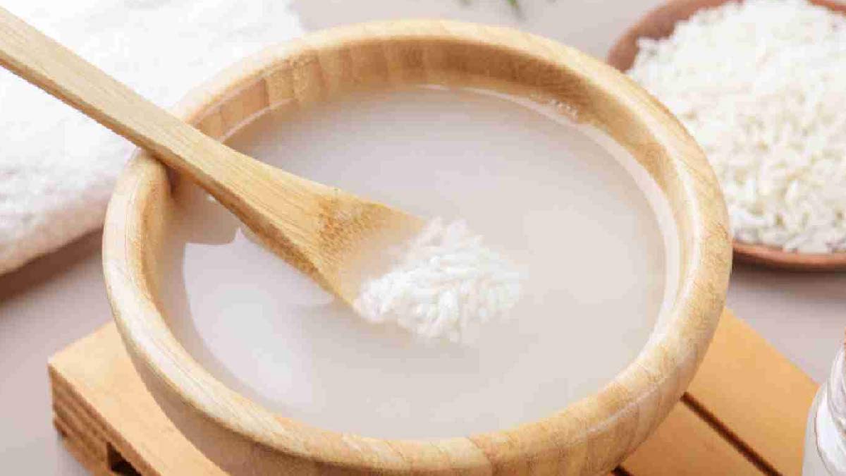 glowing rice water