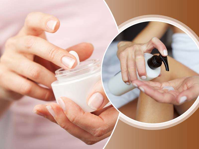 dry skin needs body oil or lotion