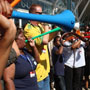 Noisy vuvuzelas can damage hearing