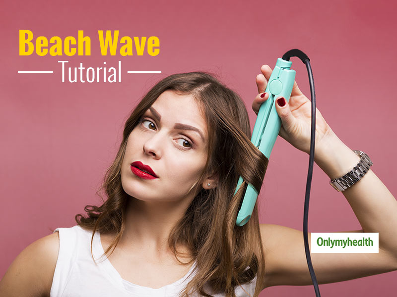Hairstyle Hack: A Flat Hair Straightener Can Help You Get The Perfect Beach  Waves. Follow These Steps