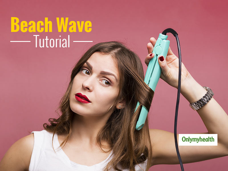 How to put waves hotsell in hair with straightener