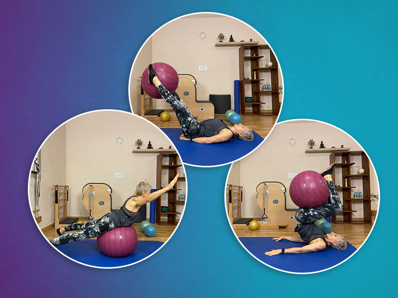Pilates Exercises That You Can Do With Pilates Ball And Benefits Of Using It