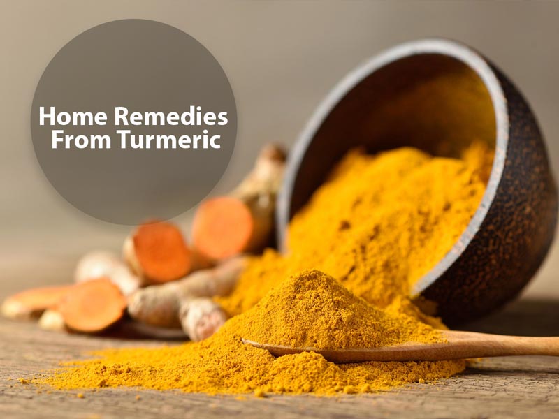 Top 5 Home Remedies from Turmeric