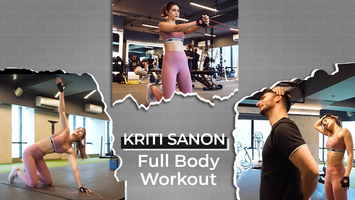 Kriti Sanon Group Sex - Adipurush Starrer Kriti Sanon Shares Full Body Workout