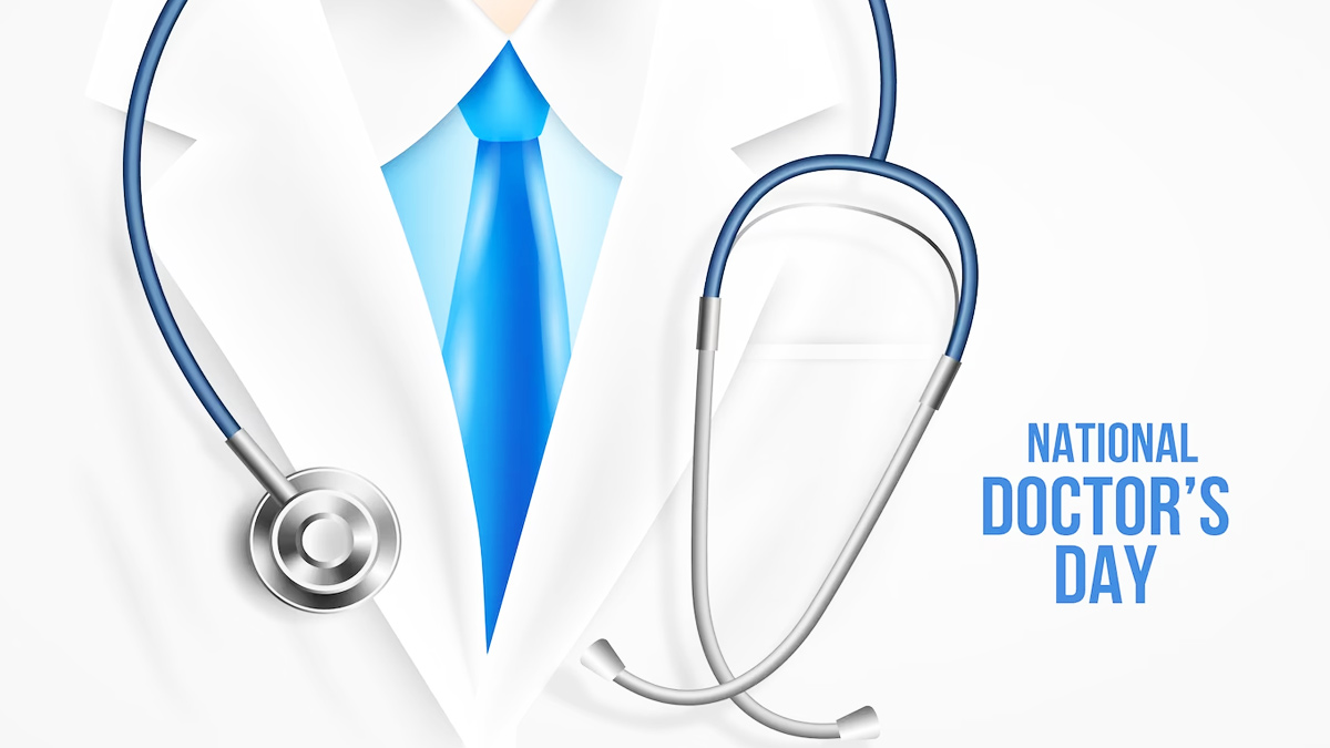 National Doctors Day. Heart Shaped Stethoscope With Text. Template For  Poster, Social Media, Banner, Card. Vector Illustration Royalty Free SVG,  Cliparts, Vectors, and Stock Illustration. Image 198234885.