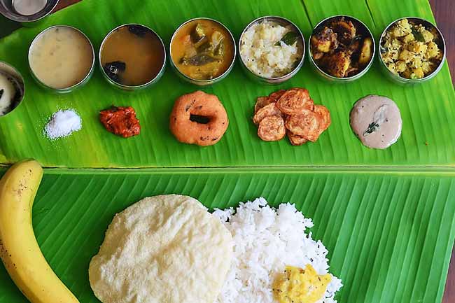 Image result for eating on banana leaf