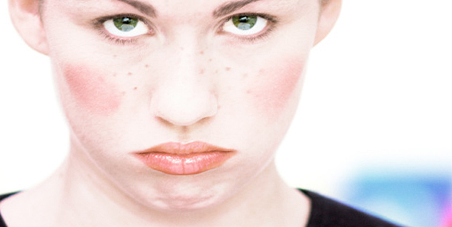 Redness on Face in Hindi 