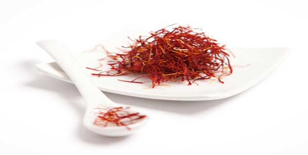 saffron in hindi