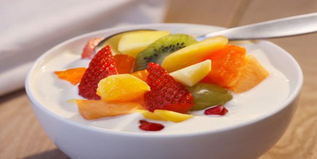 fruit and yougurt