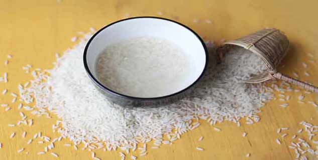rice water for skin in hindi 