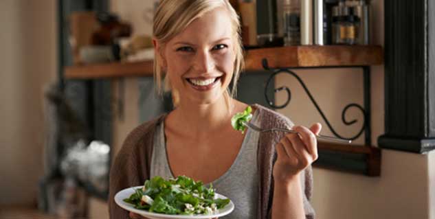 woman eating