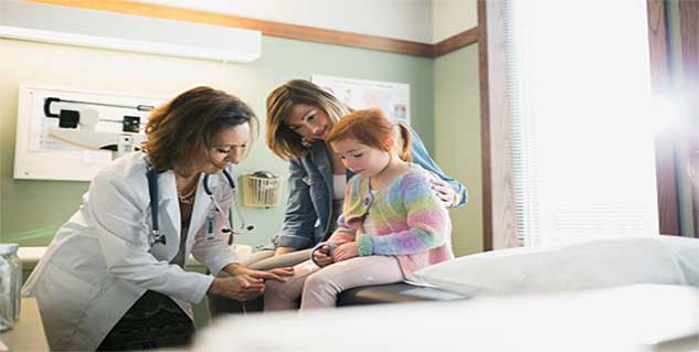doctor checking child in hindi 