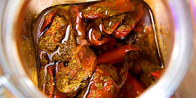 Banarasi red pepper pickle recipe