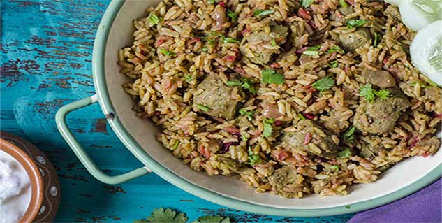 Soya Vegetable Biryani in Hindi