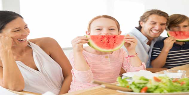 woman eating watermelon in hindi 