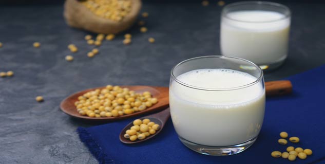 soy milk in hindi 