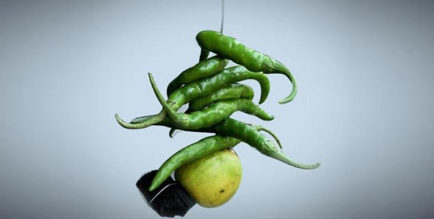 lemon and green chilly