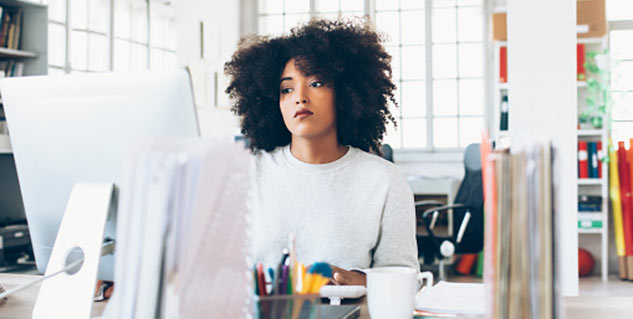 woman in office